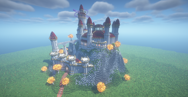 精美主城地图-精灵城堡-mc71论坛