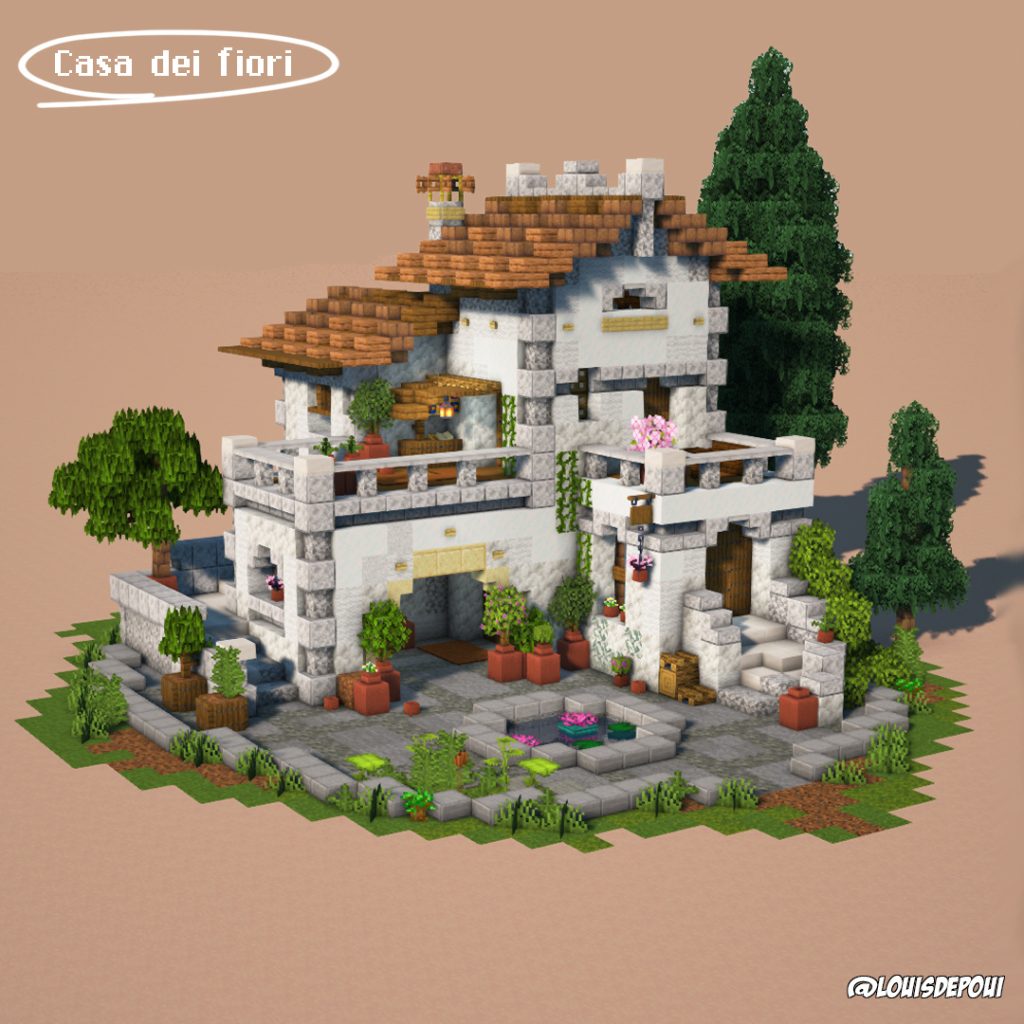 精美建筑地图-花房-mc71论坛